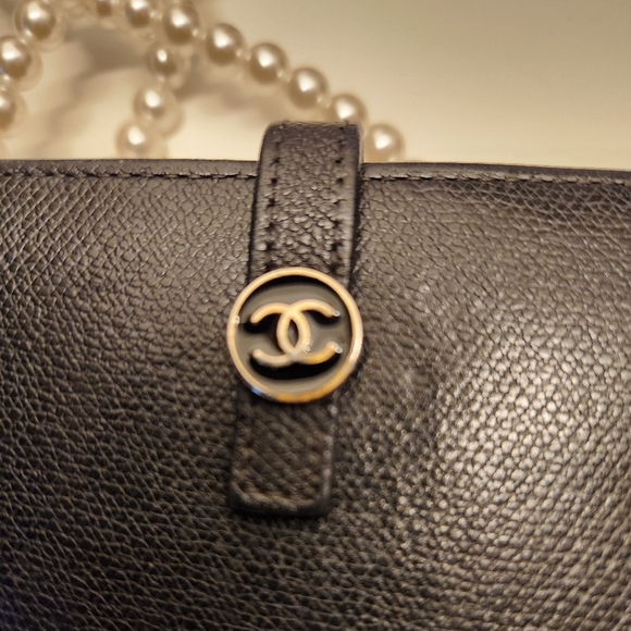 ‼️SOLD‼️. CHANEL Sevruga Leather French Purse / WOC - Picture 5 of 16